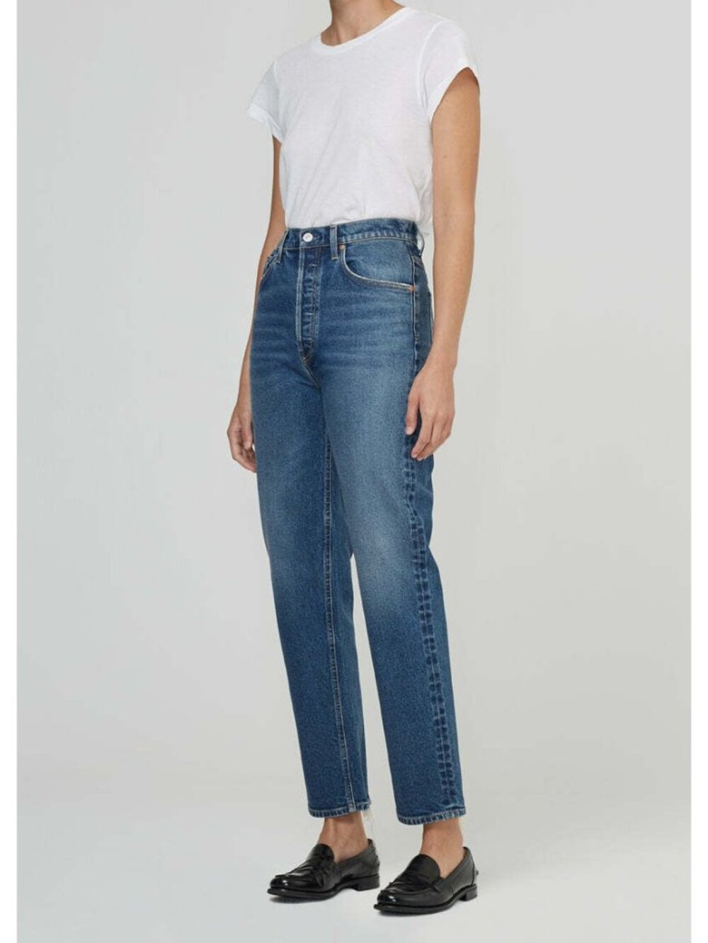 Citizens of Humanity Sabine High Rise Straight Leg Jean in Juniper sz 30 read